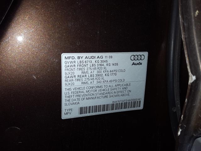 Photo 9 VIN: WA1VYAFE4AD003141 - AUDI Q7 PRESTIG 