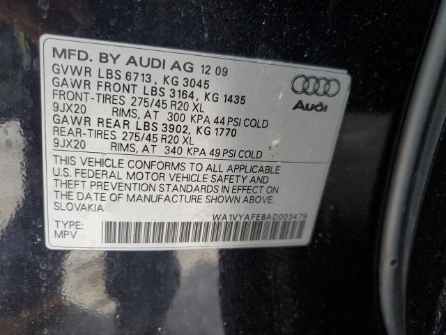 Photo 13 VIN: WA1VYAFE8AD003479 - AUDI Q7 PRESTIG 