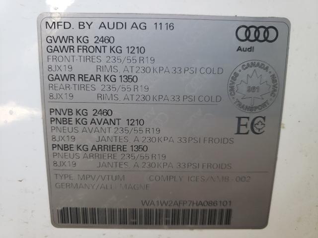 Photo 9 VIN: WA1W2AFP7HA086101 - AUDI Q5 TECHNIK 