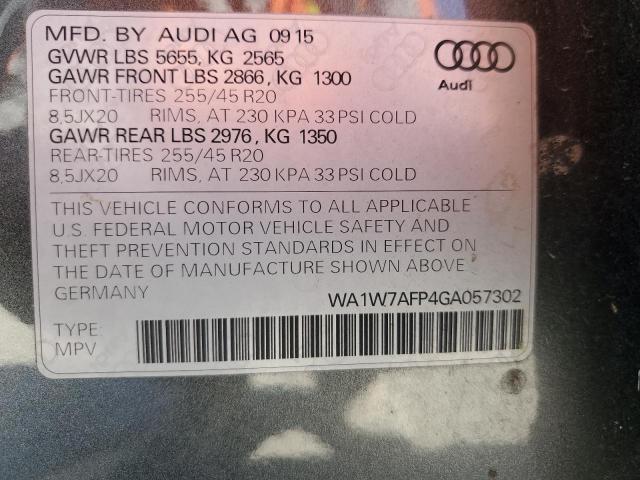 Photo 12 VIN: WA1W7AFP4GA057302 - AUDI Q5 PRESTIG 