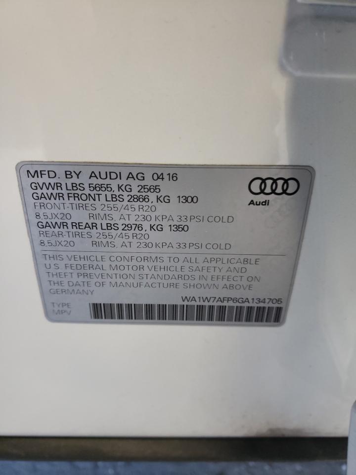 Photo 11 VIN: WA1W7AFP6GA134705 - AUDI Q5 