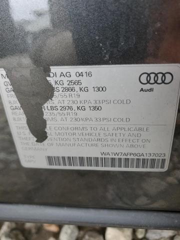 Photo 13 VIN: WA1W7AFP6GA137023 - AUDI Q5 PRESTIG 