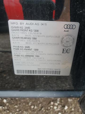 Photo 12 VIN: WA1WFCFP0FA138472 - AUDI Q5 