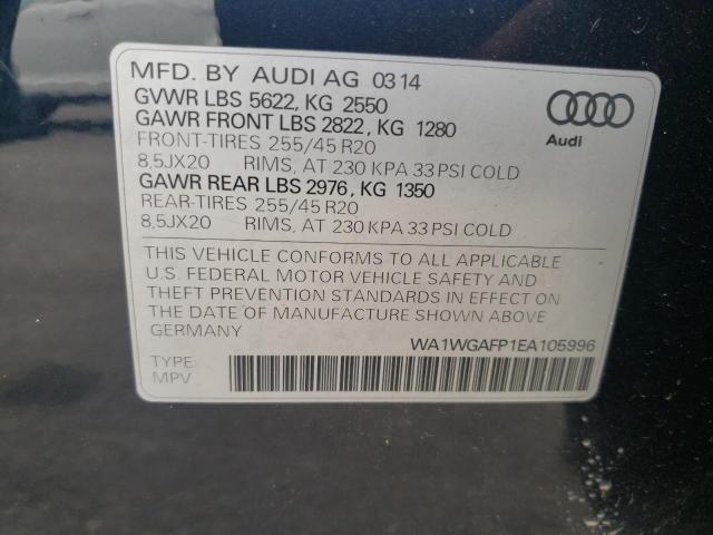 Photo 12 VIN: WA1WGAFP1EA105996 - AUDI Q5 PRESTIG 