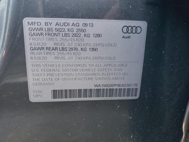 Photo 9 VIN: WA1WGAFP4EA038178 - AUDI Q5 