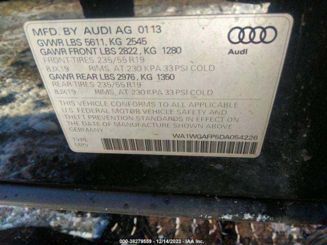 Photo 8 VIN: WA1WGAFP5DA054226 - AUDI Q5 