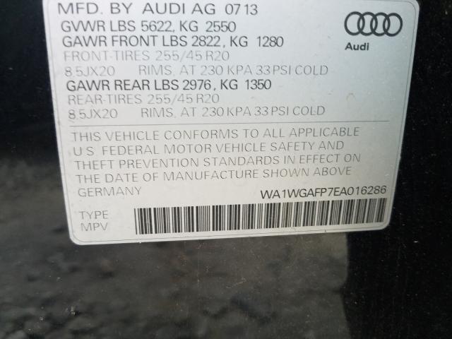 Photo 9 VIN: WA1WGAFP7EA016286 - AUDI Q5 PRESTIG 