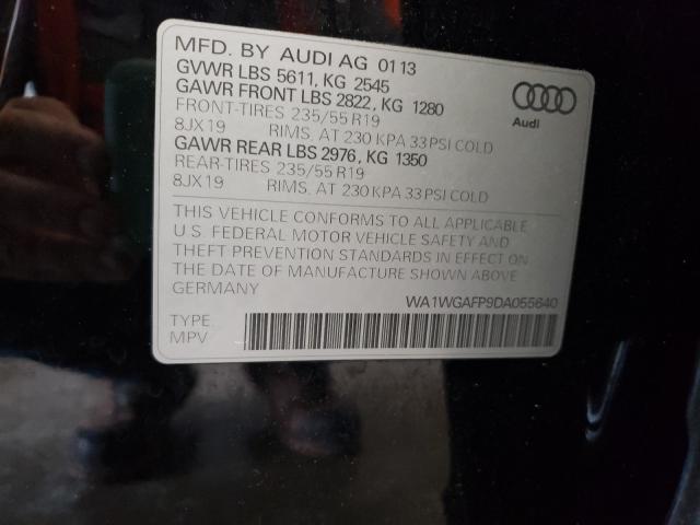 Photo 9 VIN: WA1WGAFP9DA055640 - AUDI Q5 PRESTIG 