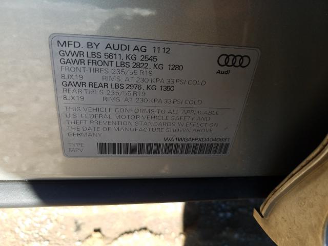 Photo 9 VIN: WA1WGAFPXDA040631 - AUDI Q5 PRESTIG 