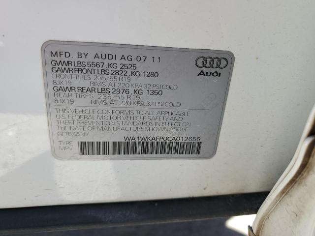 Photo 12 VIN: WA1WKAFP0CA012656 - AUDI Q5 