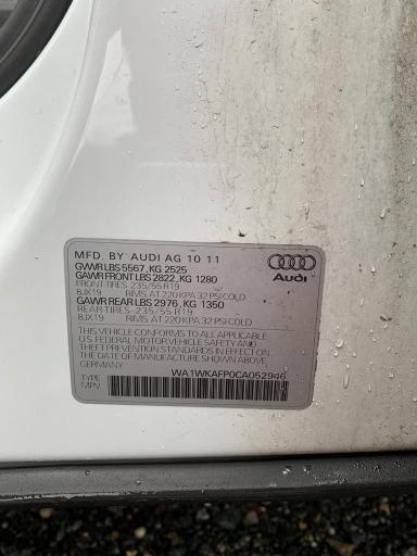 Photo 9 VIN: WA1WKAFP0CA052946 - AUDI Q5 PRESTIG 