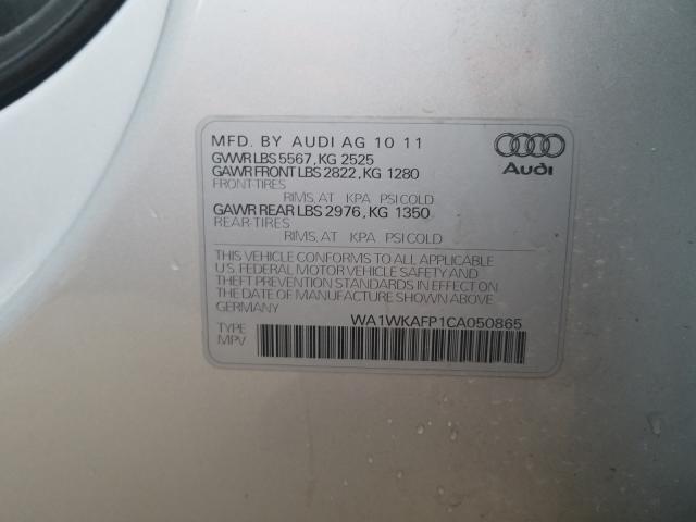 Photo 9 VIN: WA1WKAFP1CA050865 - AUDI Q5 PRESTIG 