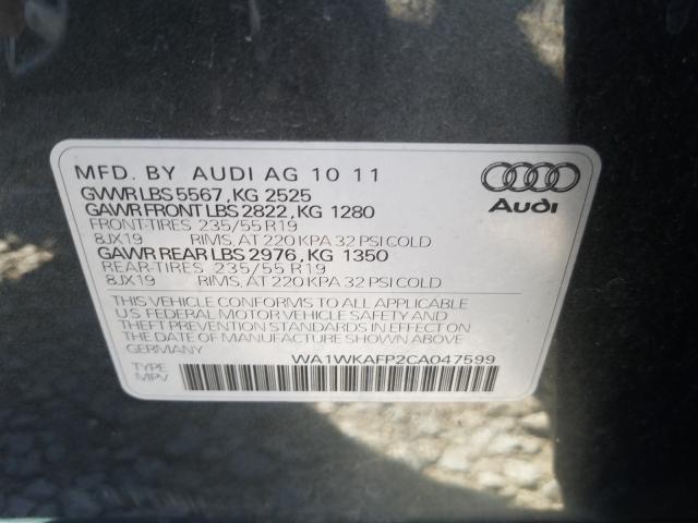 Photo 9 VIN: WA1WKAFP2CA047599 - AUDI Q5 PRESTIG 