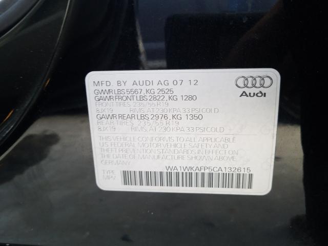 Photo 9 VIN: WA1WKAFP5CA132615 - AUDI Q5 