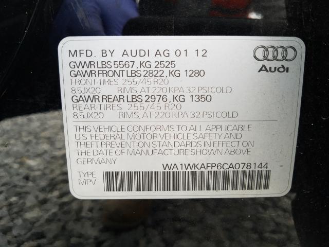 Photo 9 VIN: WA1WKAFP6CA078144 - AUDI Q5 PRESTIG 