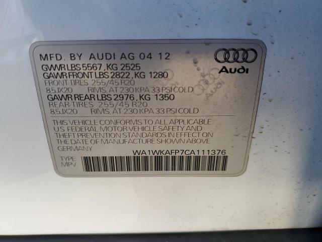 Photo 11 VIN: WA1WKAFP7CA111376 - AUDI Q5 PRESTIG 