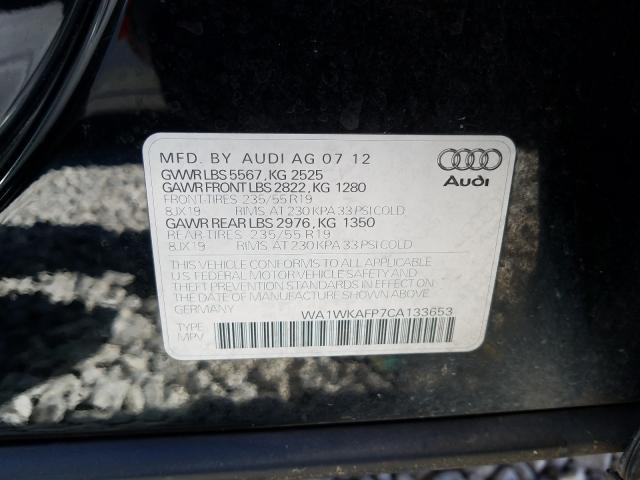 Photo 9 VIN: WA1WKAFP7CA133653 - AUDI Q5 PRESTIG 