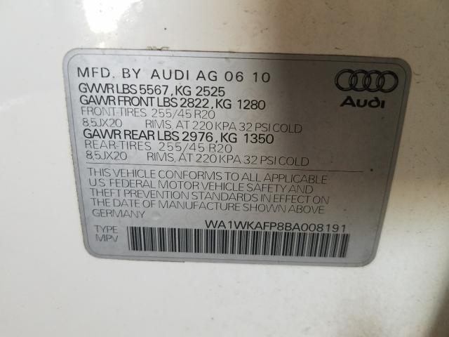 Photo 9 VIN: WA1WKAFP8BA008191 - AUDI Q5 PRESTIG 