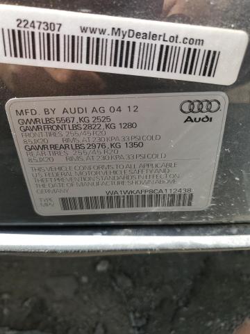 Photo 11 VIN: WA1WKAFP8CA112438 - AUDI Q5 