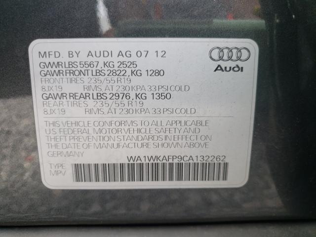 Photo 9 VIN: WA1WKAFP9CA132262 - AUDI Q5 PRESTIG 