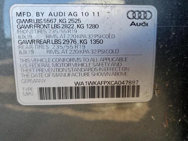 Photo 11 VIN: WA1WKAFPXCA047897 - AUDI Q5 