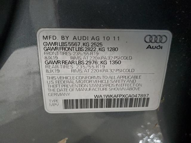 Photo 12 VIN: WA1WKAFPXCA047897 - AUDI Q5 