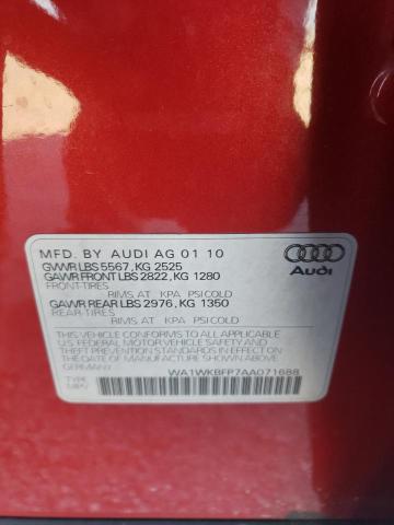 Photo 9 VIN: WA1WKBFP7AA071688 - AUDI Q5 PRESTIG 