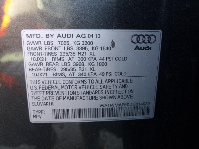 Photo 9 VIN: WA1WMAFE0DD014030 - AUDI Q7 PRESTIG 