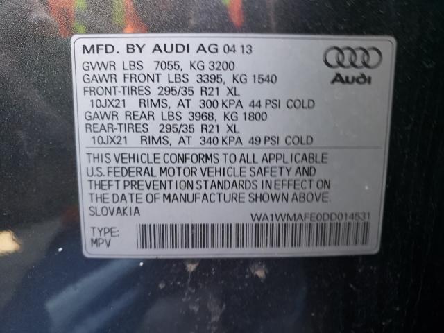 Photo 9 VIN: WA1WMAFE0DD014531 - AUDI Q7 