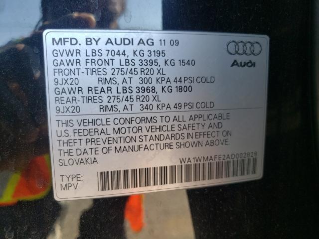 Photo 9 VIN: WA1WMAFE2AD002828 - AUDI Q7 PRESTIG 