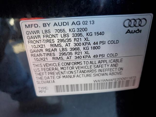 Photo 11 VIN: WA1WMAFE2DD011873 - AUDI Q7 