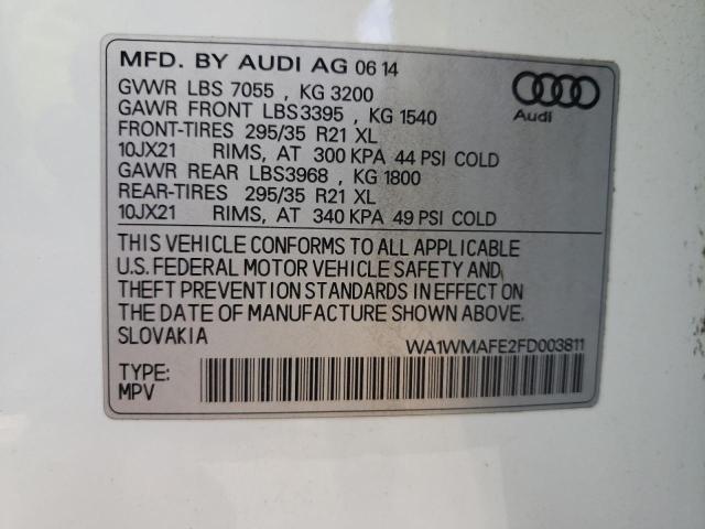 Photo 12 VIN: WA1WMAFE2FD003811 - AUDI Q7 