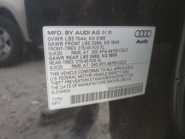 Photo 9 VIN: WA1WMAFE3AD005124 - AUDI Q7 