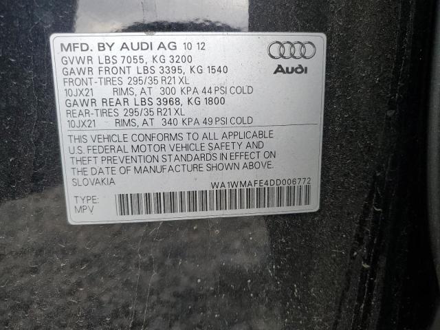 Photo 12 VIN: WA1WMAFE4DD006772 - AUDI Q7 PRESTIG 