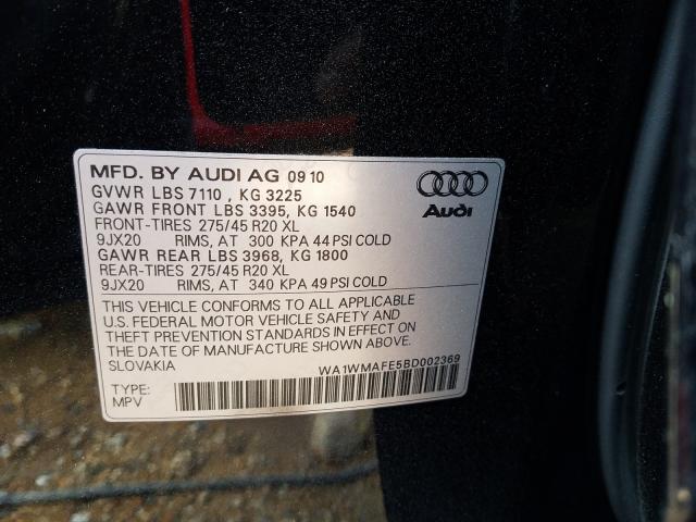 Photo 9 VIN: WA1WMAFE5BD002369 - AUDI Q7 PRESTIG 