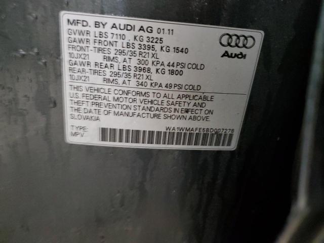 Photo 11 VIN: WA1WMAFE5BD007278 - AUDI Q7 