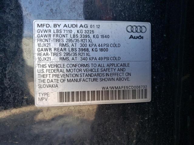 Photo 12 VIN: WA1WMAFE5CD006732 - AUDI Q7 PRESTIG 