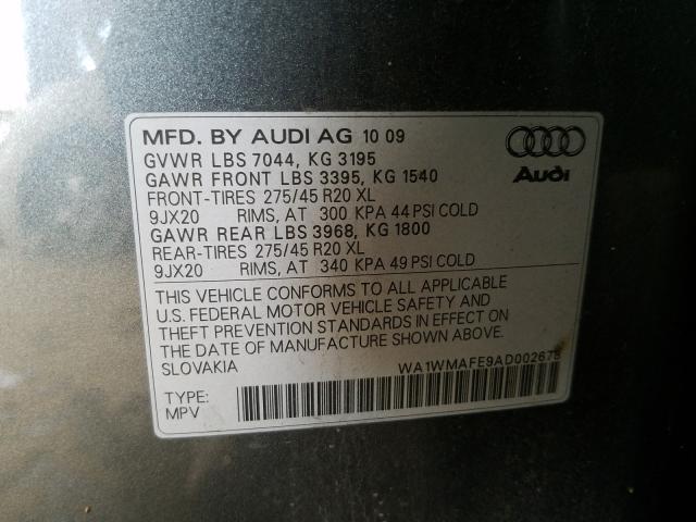 Photo 9 VIN: WA1WMAFE9AD002678 - AUDI Q7 