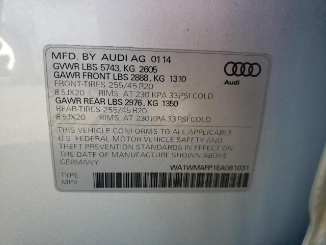 Photo 9 VIN: WA1WMAFP1EA081031 - AUDI Q5 