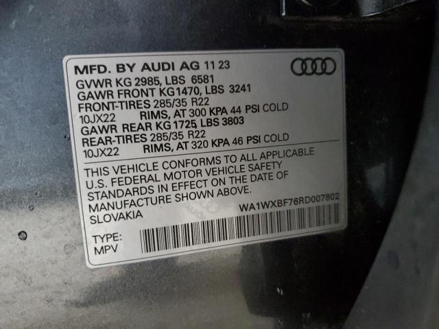 Photo 12 VIN: WA1WXBF76RD007802 - AUDI Q7 PRESTIG 