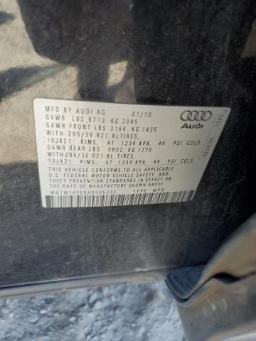 Photo 12 VIN: WA1WYAFE0AD005232 - AUDI Q7 PRESTIG 