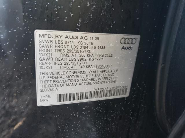 Photo 9 VIN: WA1WYAFE9AD002894 - AUDI Q7 PRESTIG 