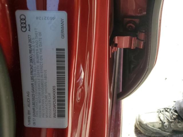 Photo 11 VIN: WAU23AFC9JN043003 - AUDI A7 