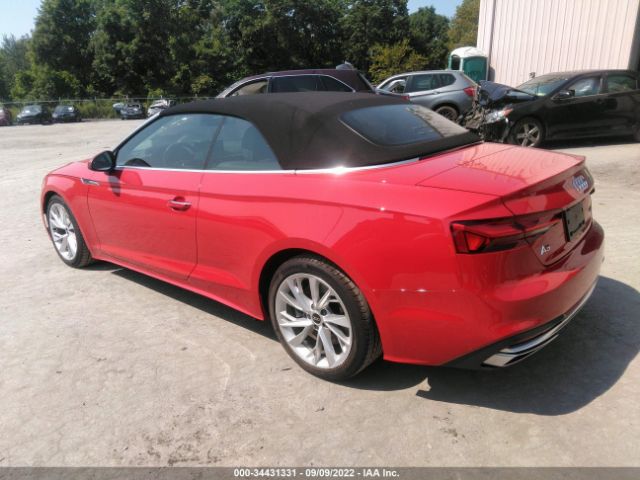 Photo 2 VIN: WAU2AGF57NN006032 - AUDI A5 CABRIOLET 