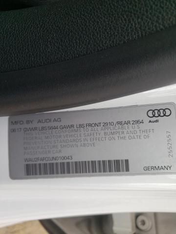 Photo 9 VIN: WAU2FAFC0JN010043 - AUDI S7 