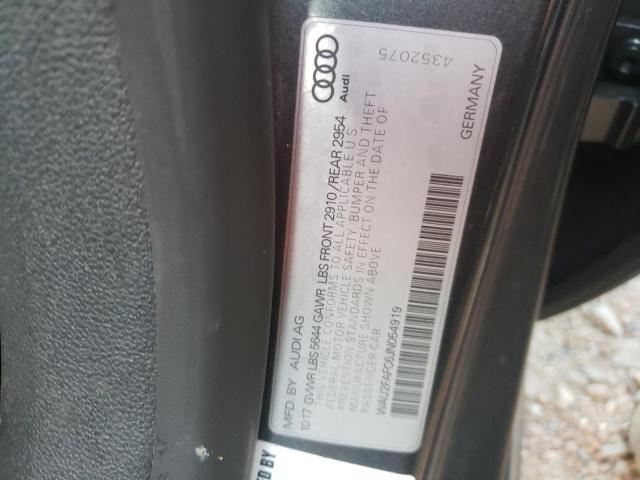 Photo 9 VIN: WAU2FAFC6JN054919 - AUDI S7 PRESTIG 