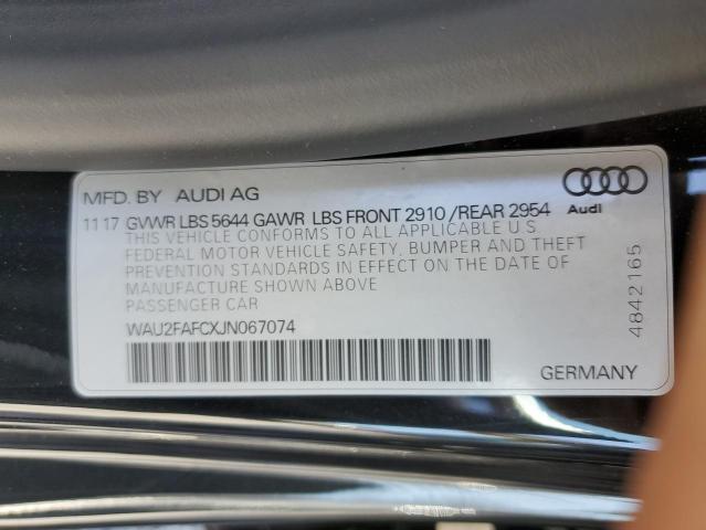 Photo 12 VIN: WAU2FAFCXJN067074 - AUDI S7 PRESTIG 