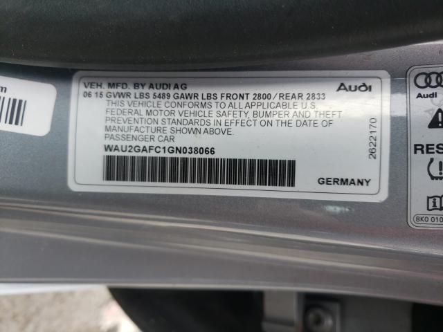 Photo 9 VIN: WAU2GAFC1GN038066 - AUDI A7 PRESTIG 