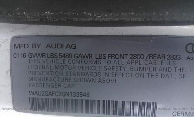 Photo 8 VIN: WAU2GAFC2GN133946 - AUDI A7 