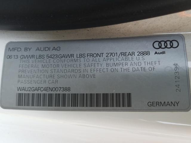 Photo 9 VIN: WAU2GAFC4EN007388 - AUDI A7 PRESTIG 